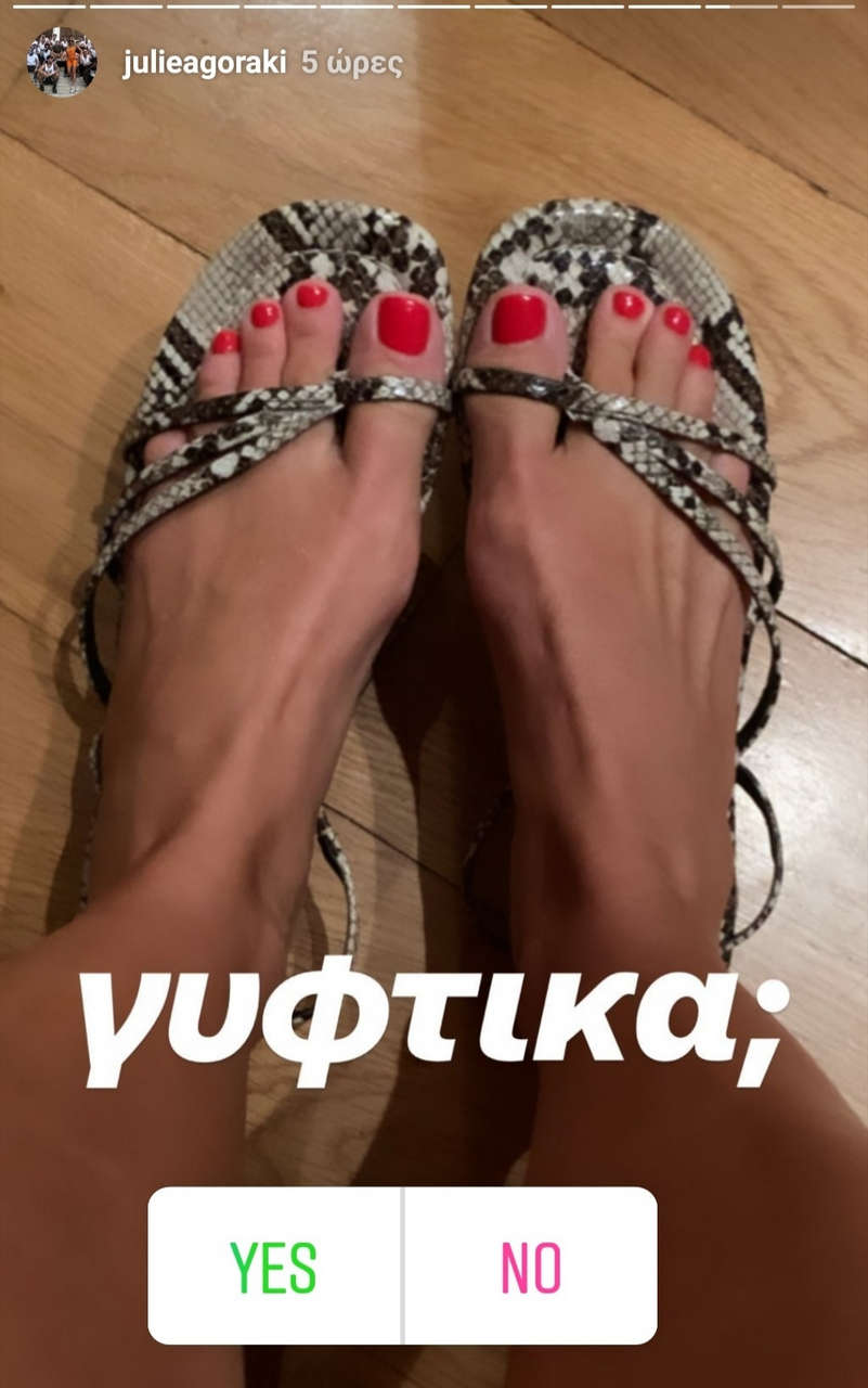 Julie Agoraki Feet