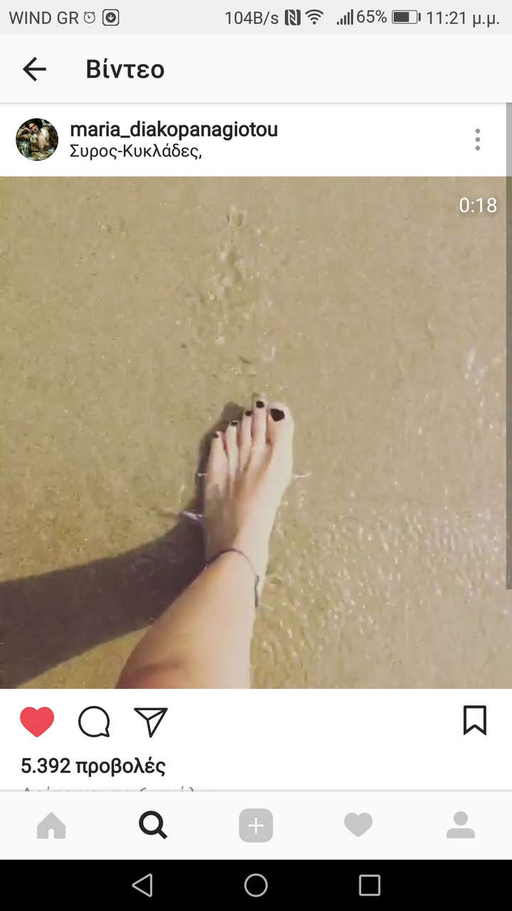 Maria Diakopanayotou Feet