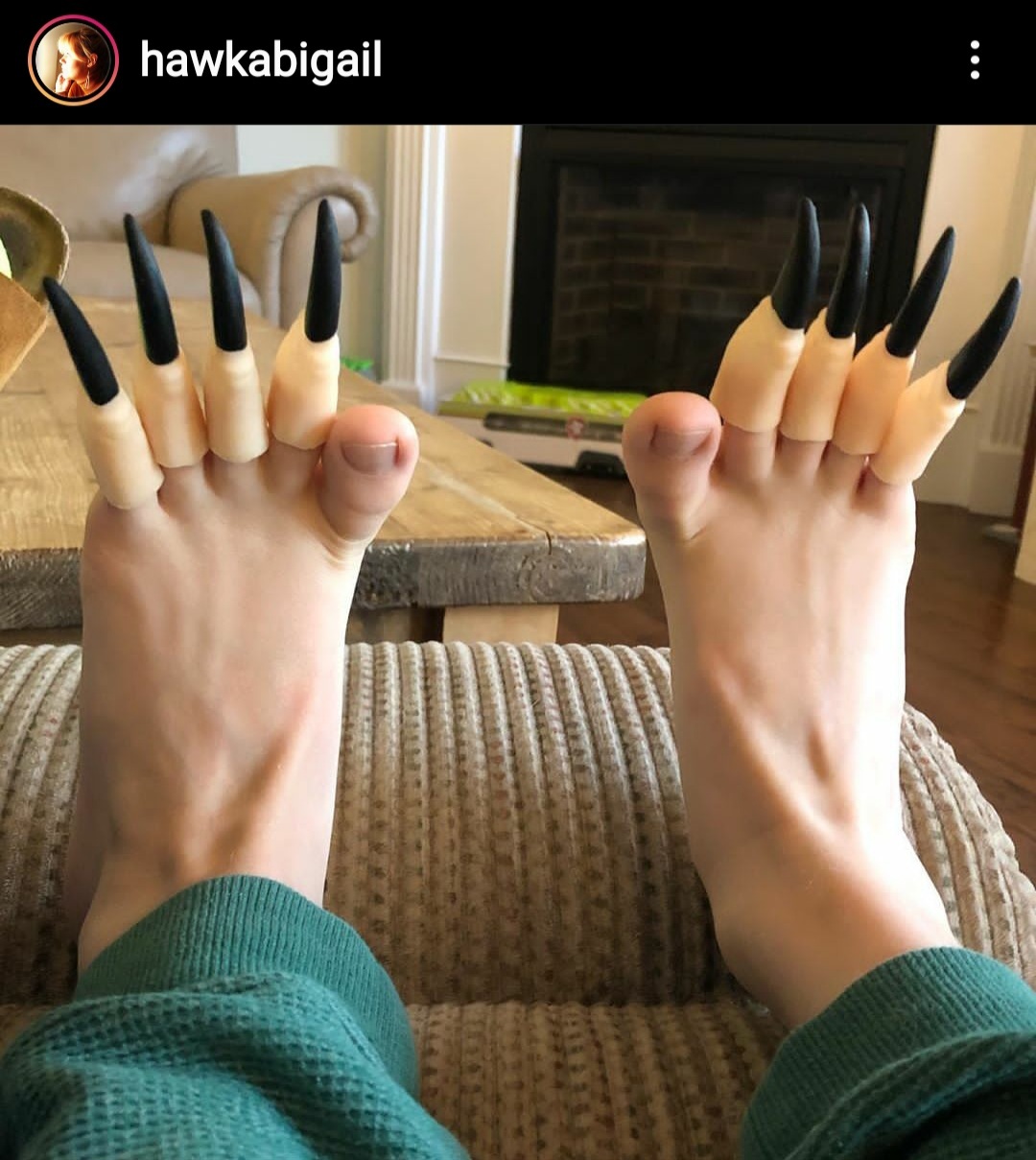Abigail Hawk Feet