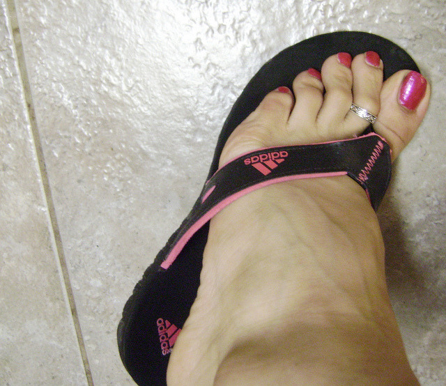 Adidas Flip Flops By Rachel On Flickr Fee