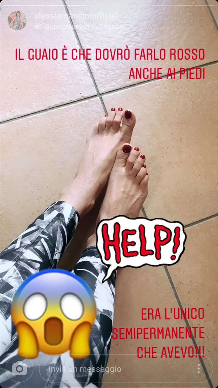 Alessia Mancini Feet