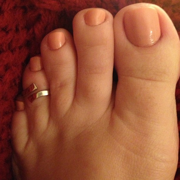 Allisons New Manipedi Tonight The Color Is A Fee