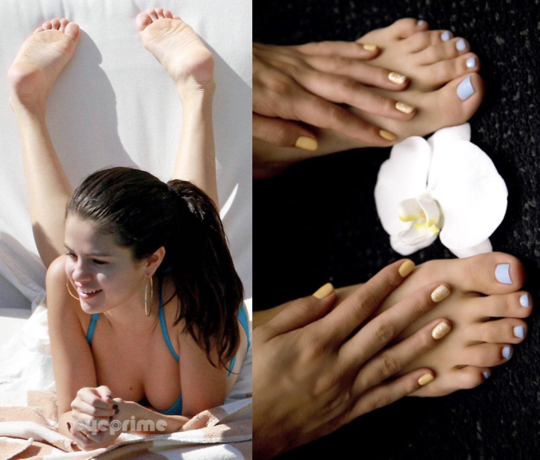 Couple Of Selena Gomez Feet Toes Footfetis