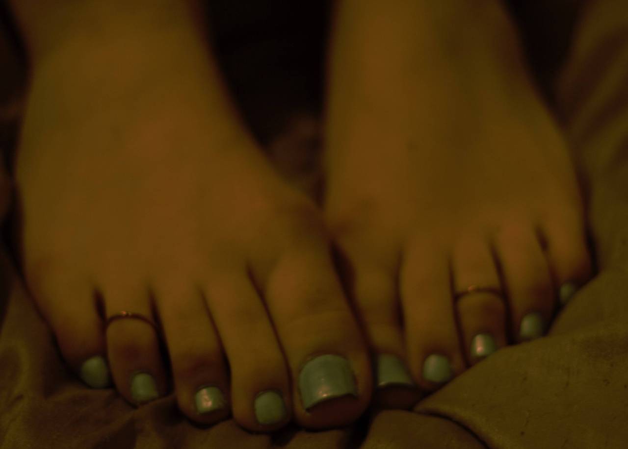 Cute Blue Toes Pre Footjob Feet Toes Footfetis