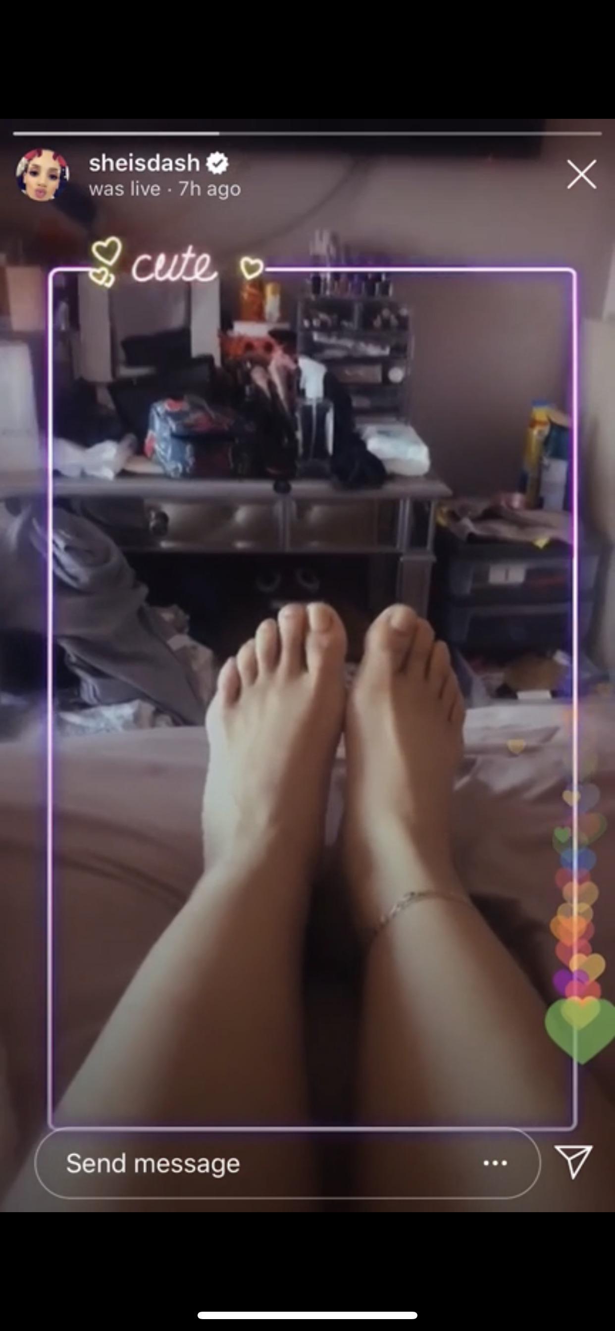 Dasha Polanco Feet Toes Footfetis
