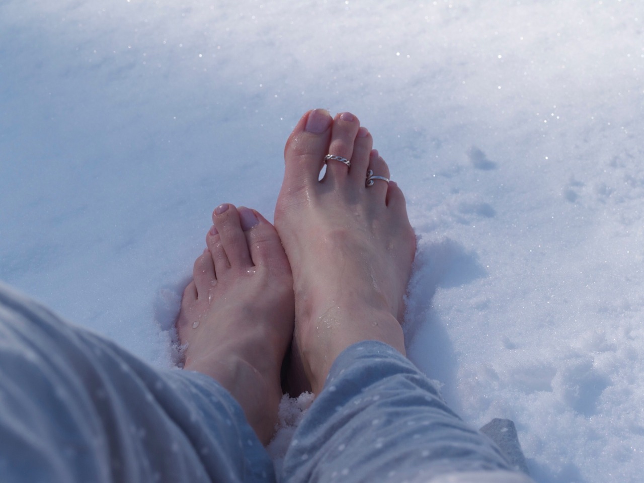 Farewell To Winter Feet In Snow Toerings Hig