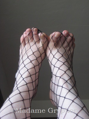 Feet And Fishnet