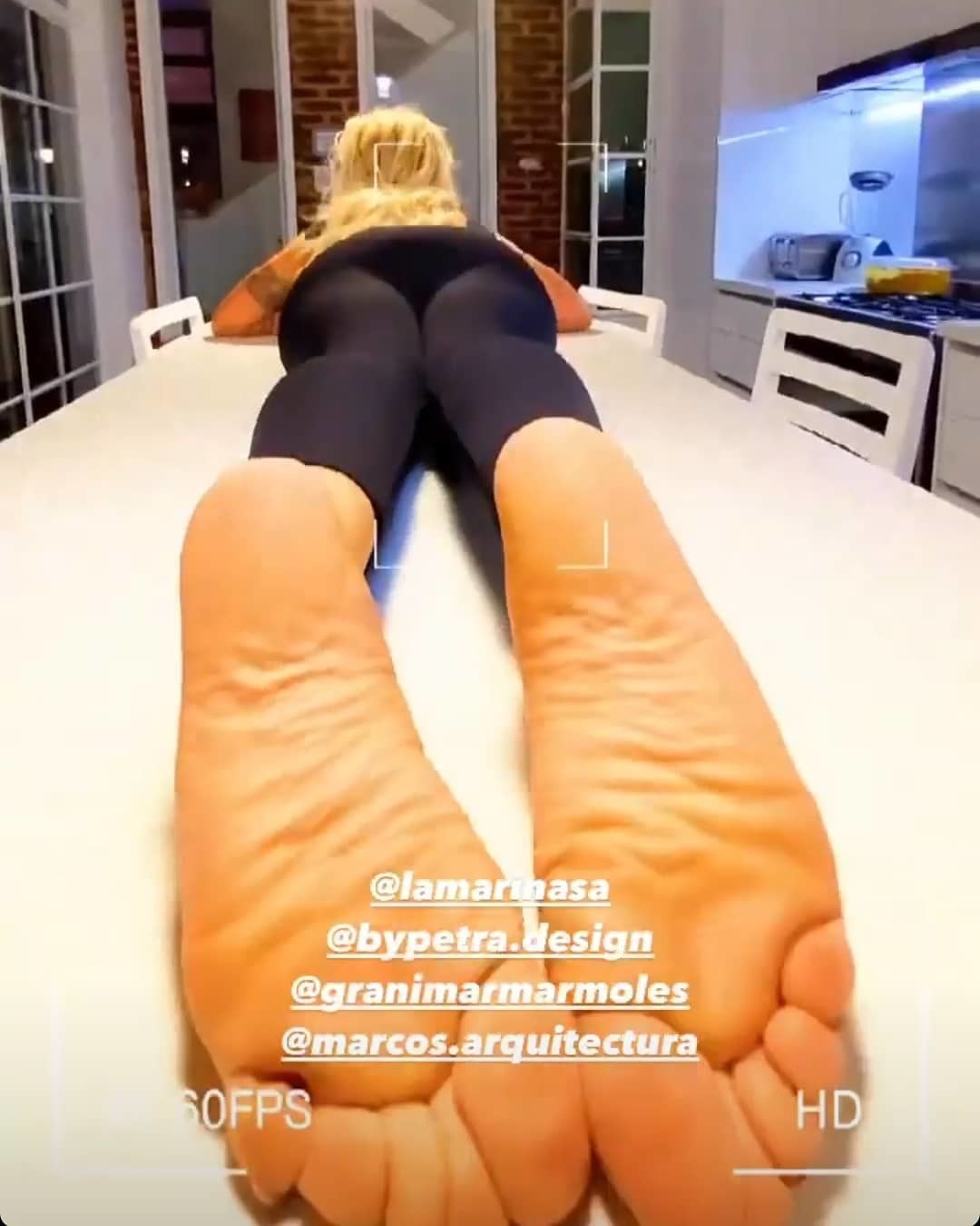 Florencia Pena Feet