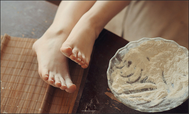 Foot In Flour By Yepanchintcev Aleksey Feet
