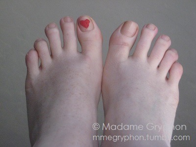 Happy Valentines Day Feet Toes Footfetis