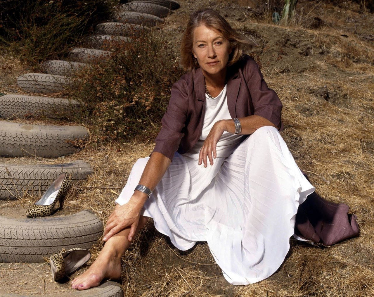 Helen Mirren In Appreciation Of Female Feet