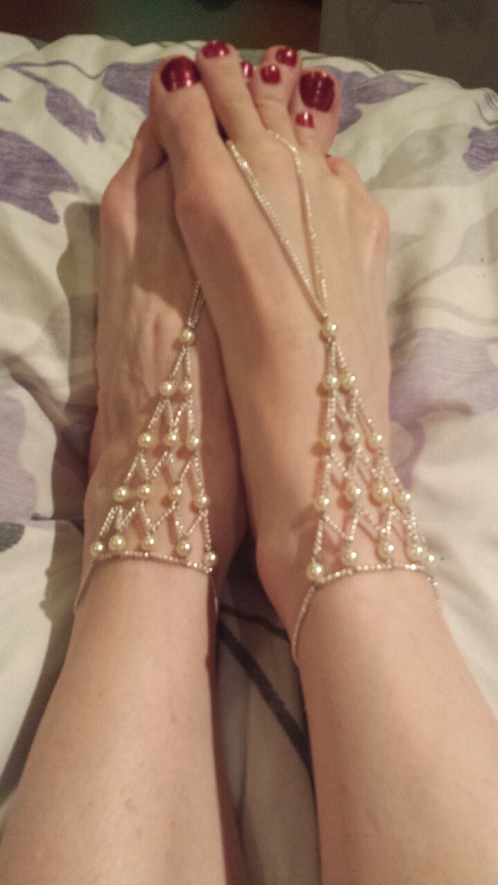 How About Some Foot Jewelry Feet Toes Footfetis