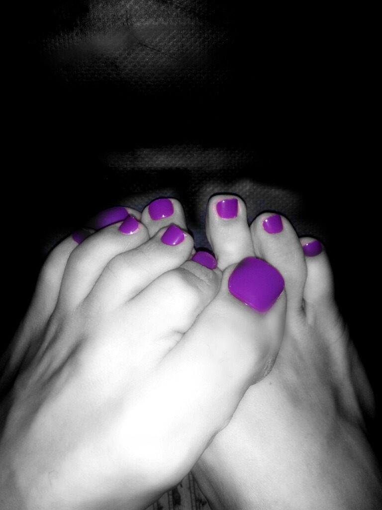I Love Purple Feet