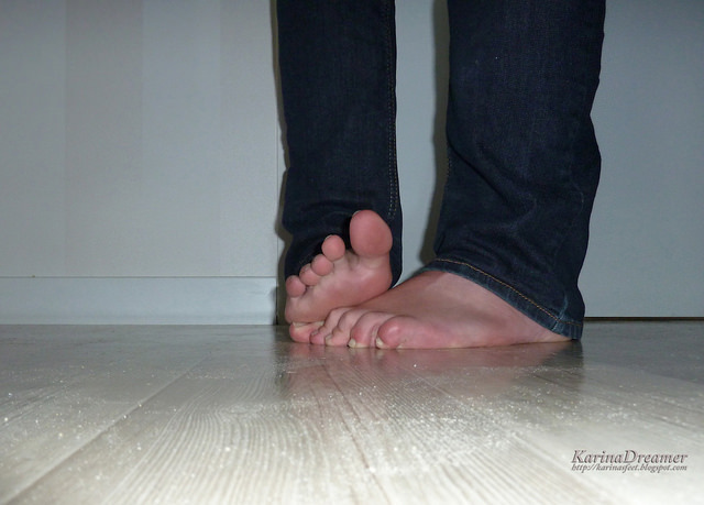 Karinas Feet On The Floor By Karinadreame