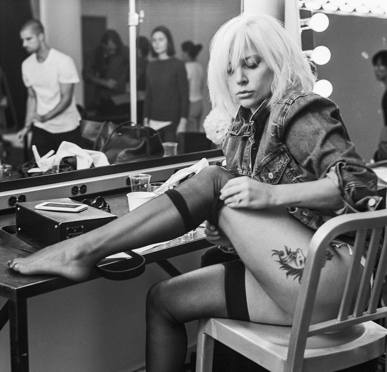 Lady Gagas Sexy Feet In Nylon