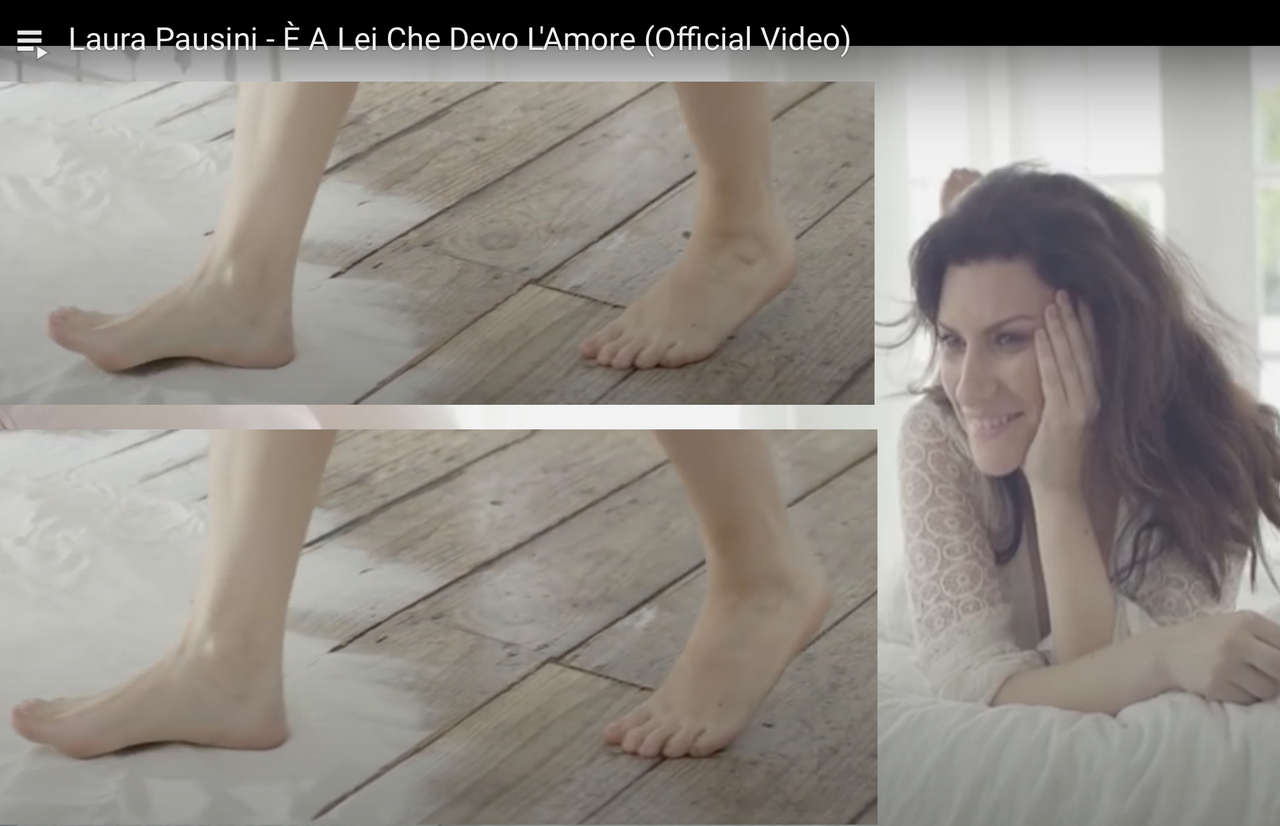 Laura Pausini Feet