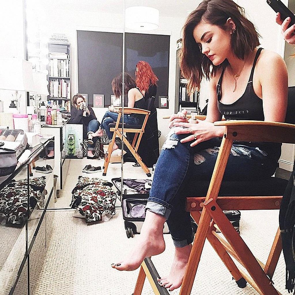 Lucy Hale Toes Feet Toes Footfetis