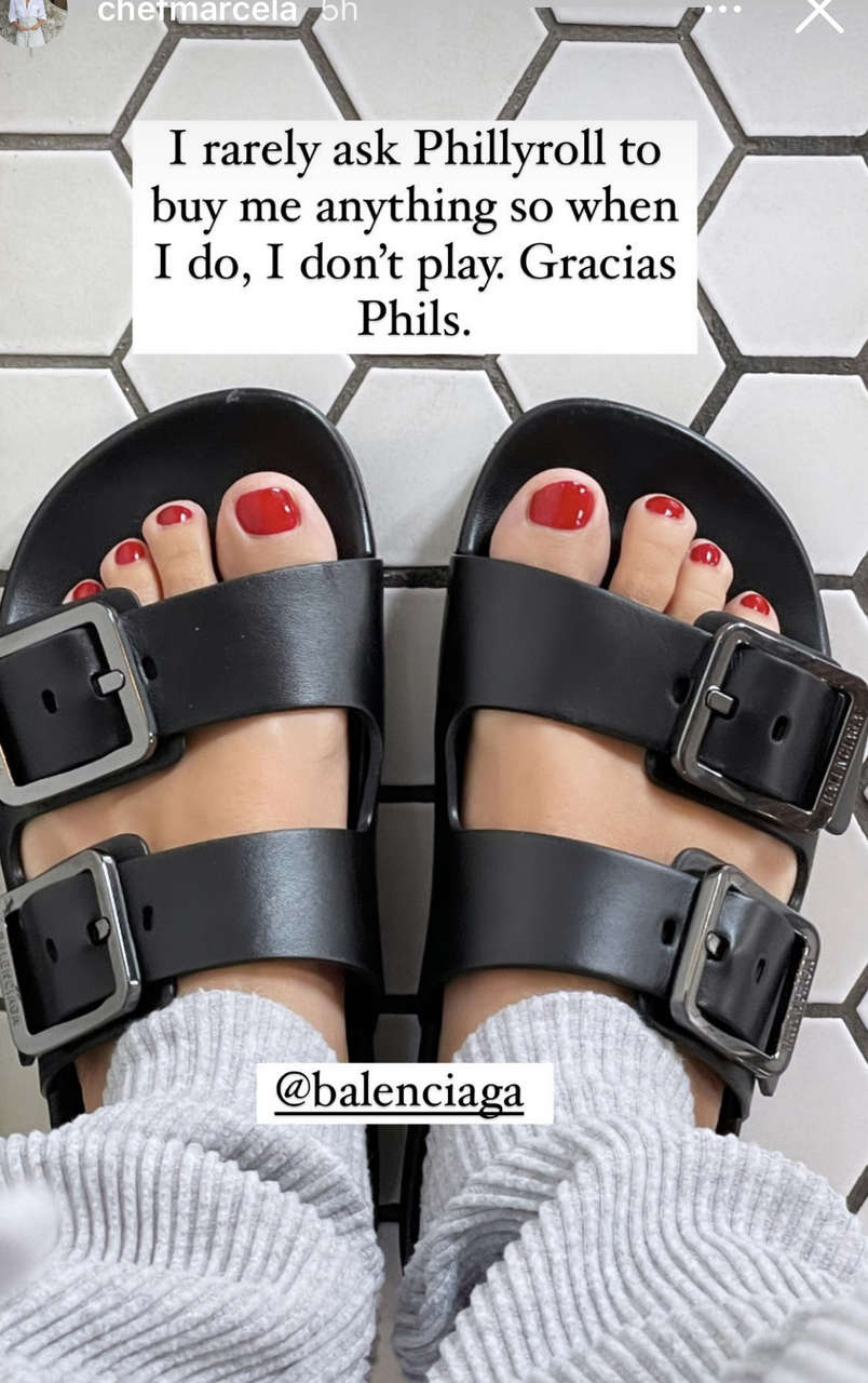 Marcela Valladolid Feet