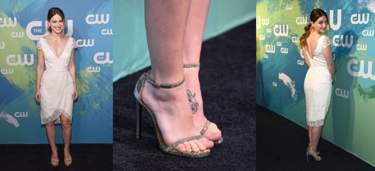 Melissa Benoist Great Smile Sexy Body Hot Legs Feet Toes Footfetis