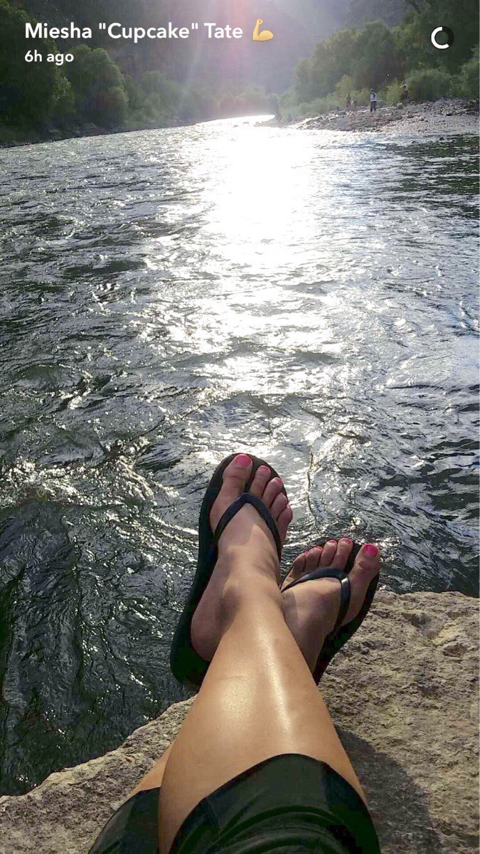 Miesha Tate Snapchat Feet Toes Footfetis