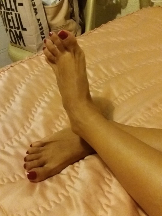 My Feet With New Colour Mmmmmm