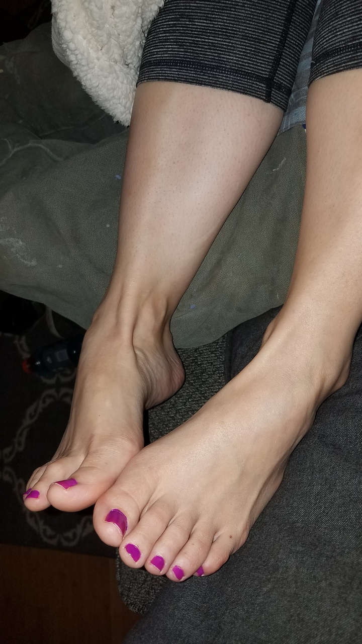 My Pretty Wifes Beautiful Feet Getting Rubs In M
