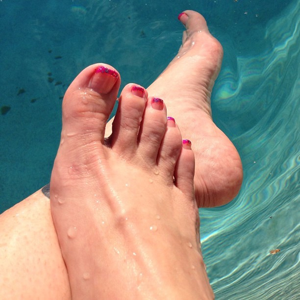Poolside Angela G Feet