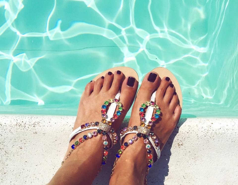 Pretty Toes Sandals By Pool Feet Toes Footfetis