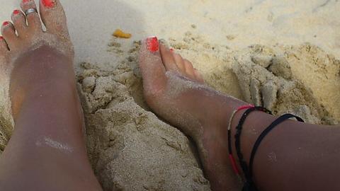 Sandy Toes Feet Toes Footfetis