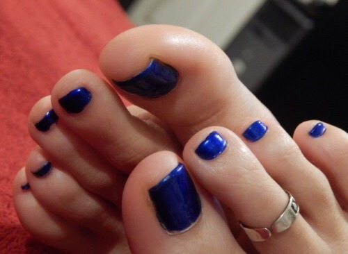 Sexy Blue Toes Fee