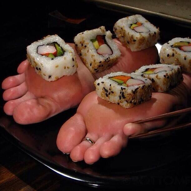 Sushi Soles Via Twitter Sexiravenrae Fee