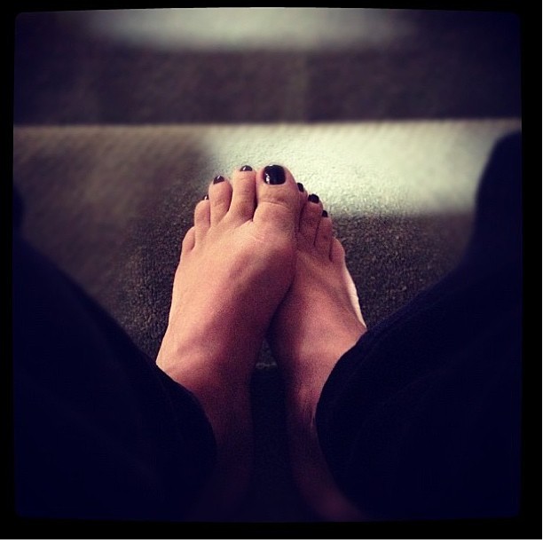 The Very First Pic Allison Took Of Her Feet An