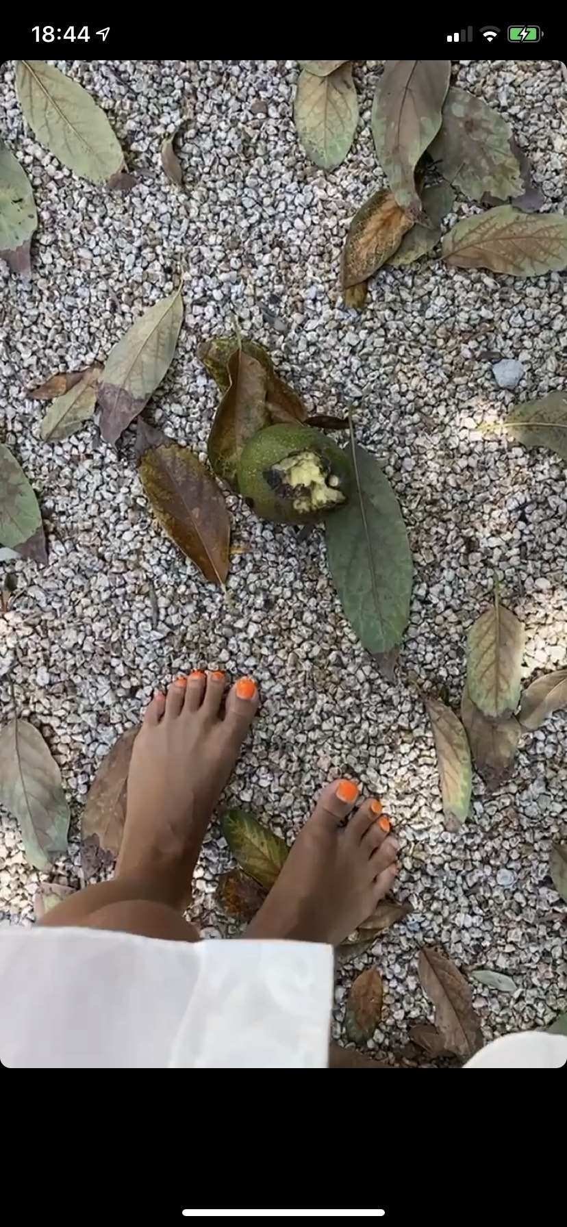 Vanessa Hudgens Ig Story Closeup Feet Toes Footfetis