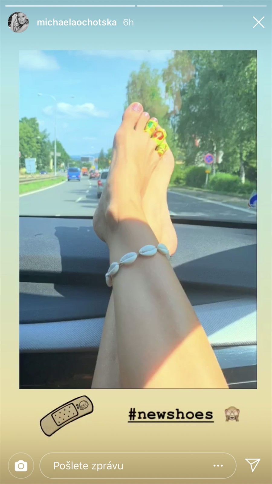 Michaela Ochotska Feet