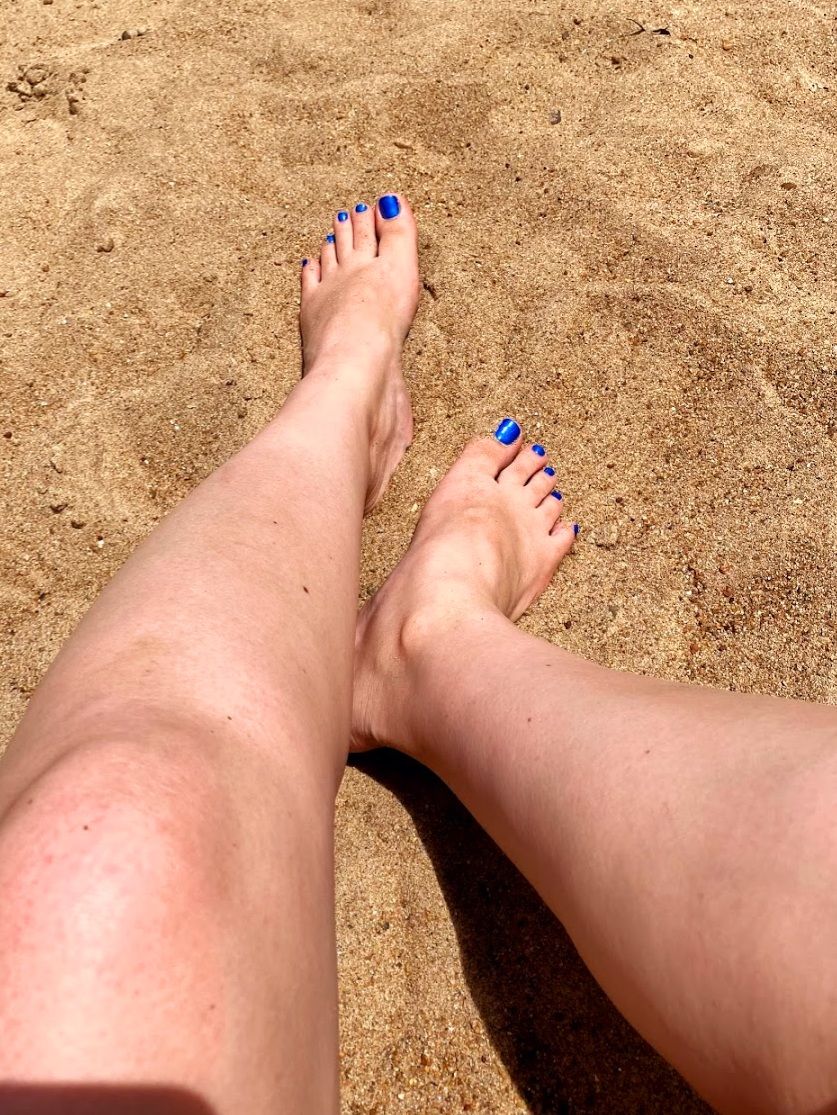 Claire Toes In The Sand