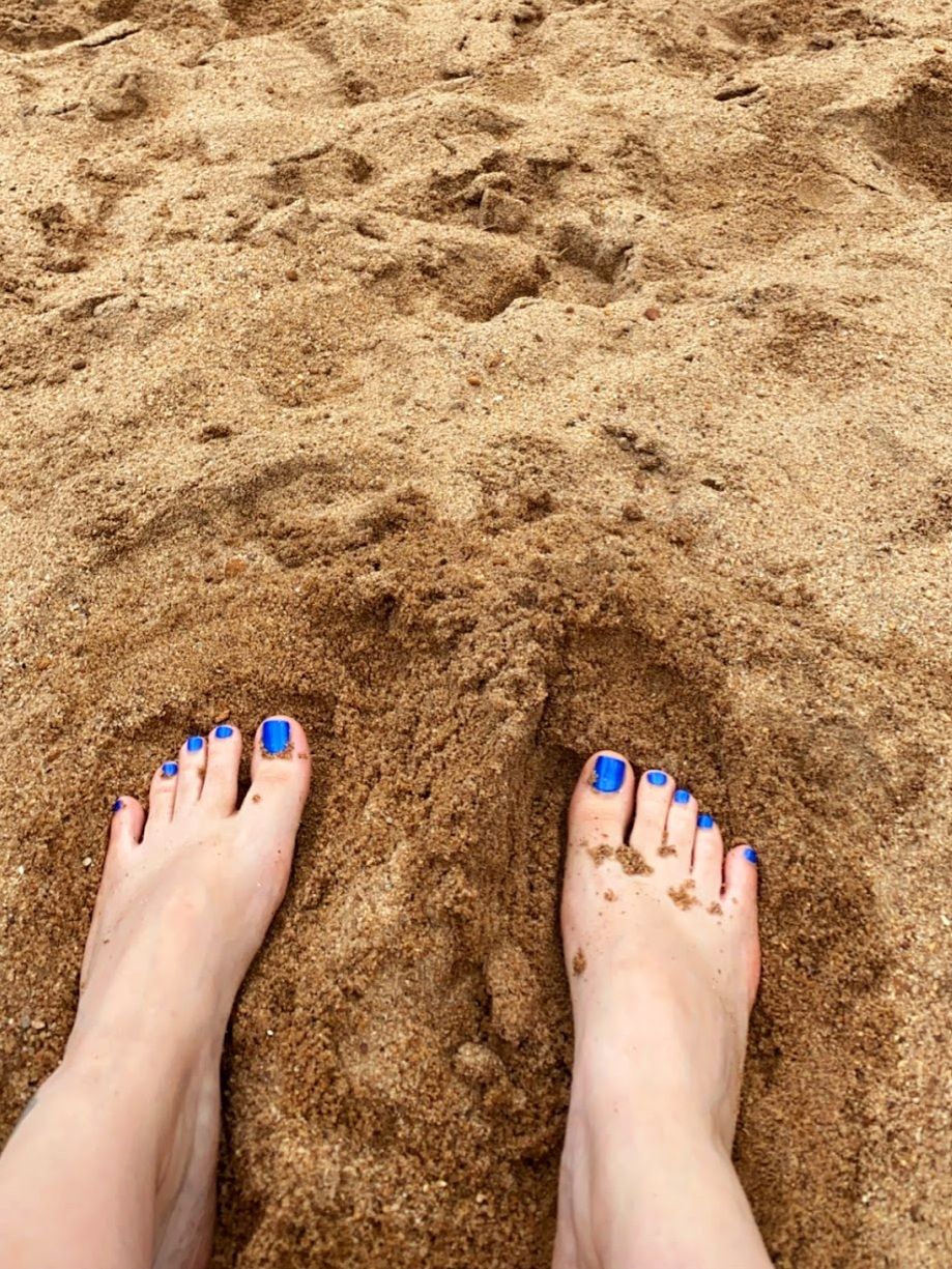 Claire Toes In The Sand