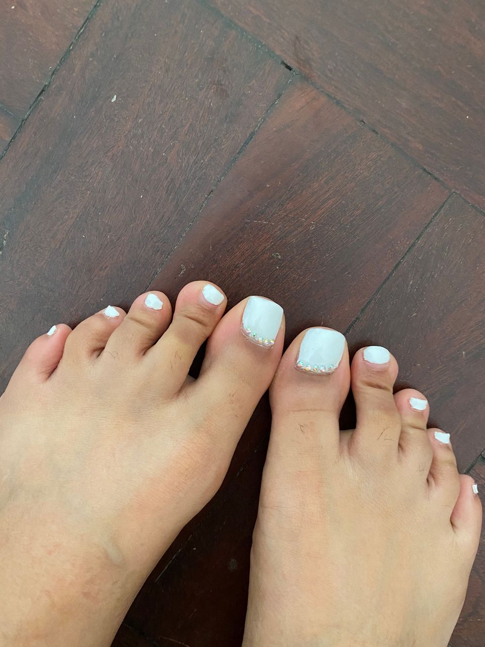 Cute Toes White Toes
