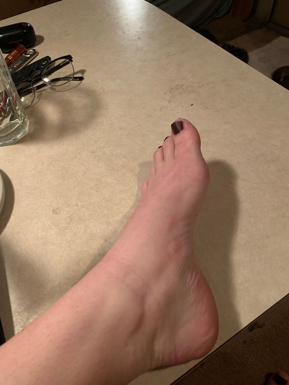 Dani Queen Freshly Painted Toe Nails