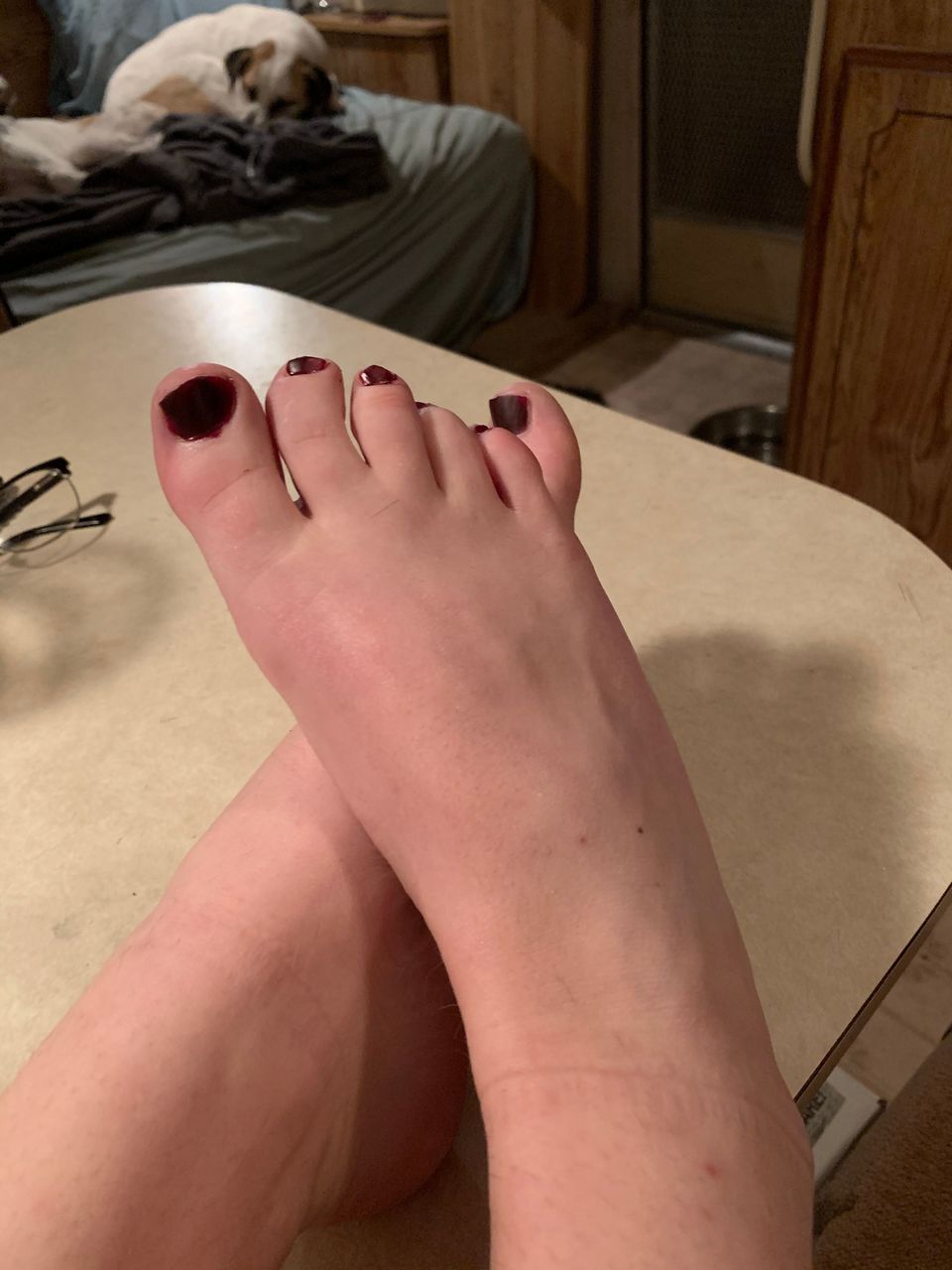 Dani Queen Freshly Painted Toe Nails