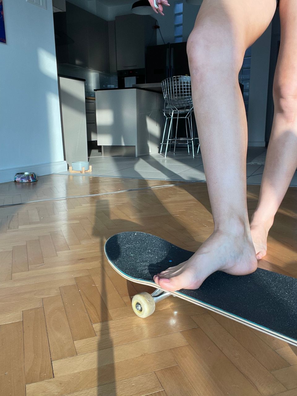 Emma Lovett Skateboard Feet