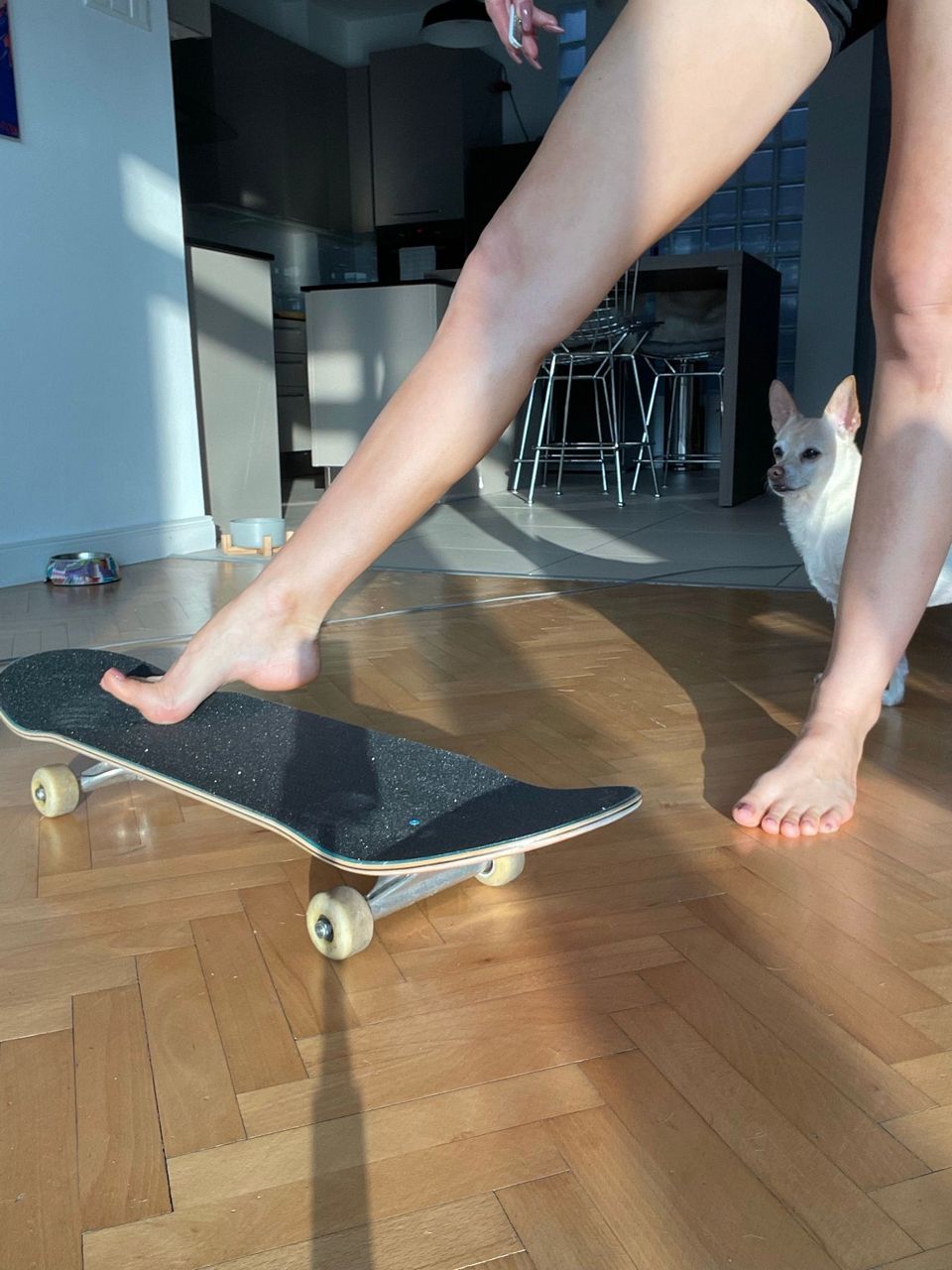 Emma Lovett Skateboard Feet