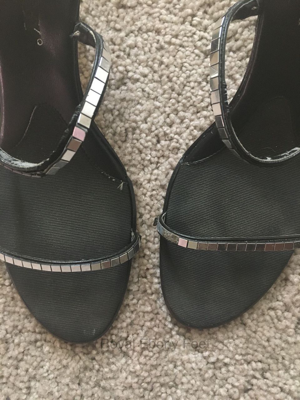 Majesty Exotic Scent Black Girl Worn Shoes Smelling