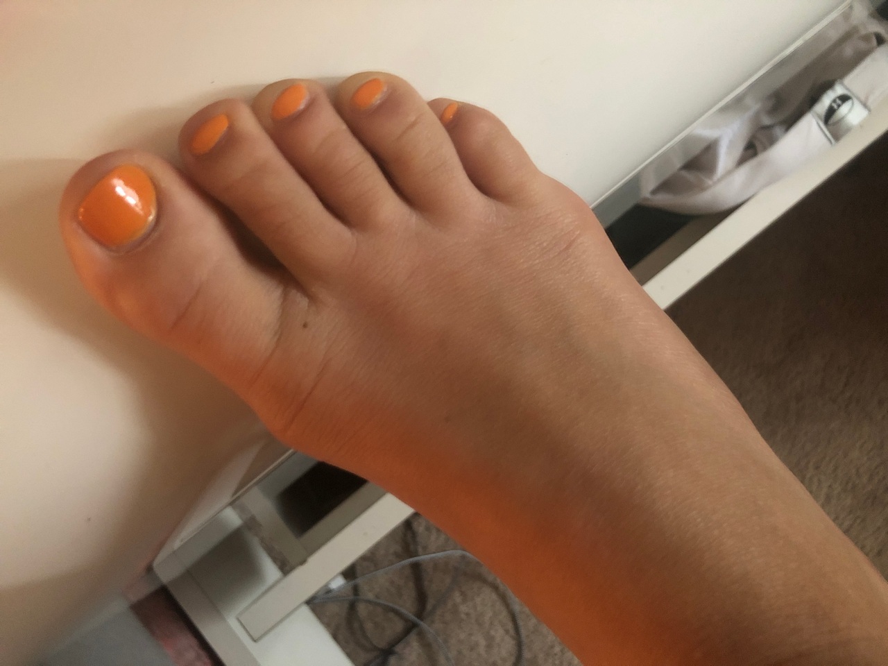 Sexylegssexiertoes Cute Orange Toes