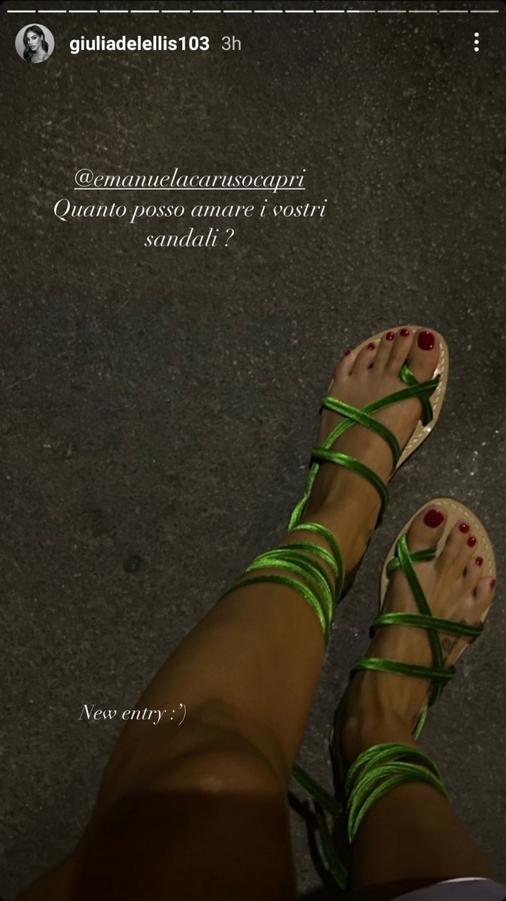 Giulia De Lellis Feet