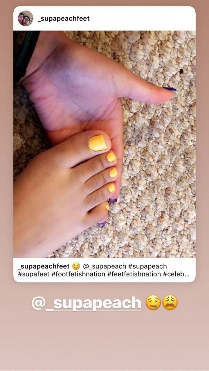 Supa Peach Feet
