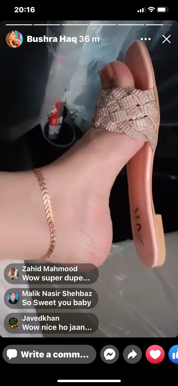 Bushra Haq Feet