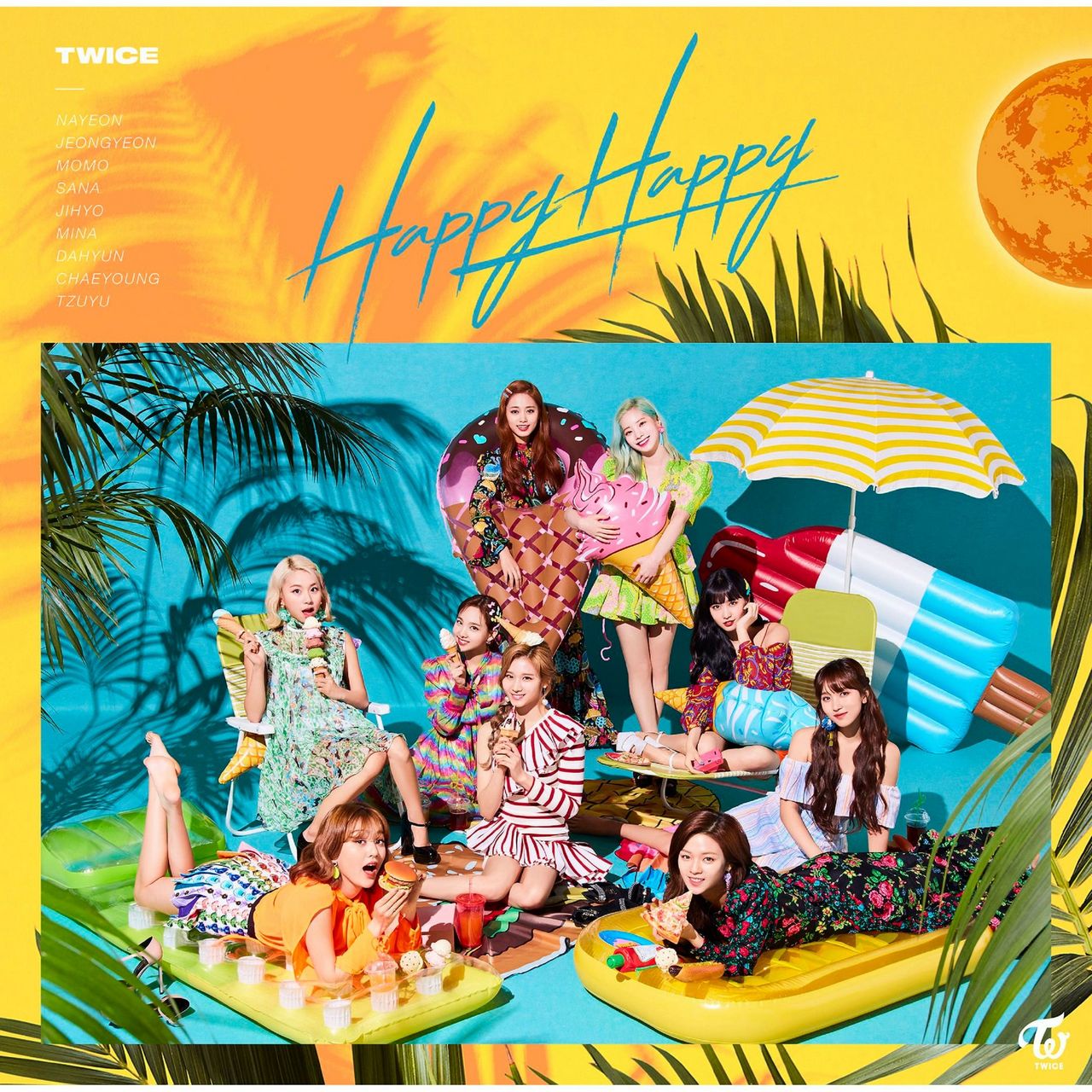 Kfeets Jihyo Twice Happy Happy Album Cover Fee