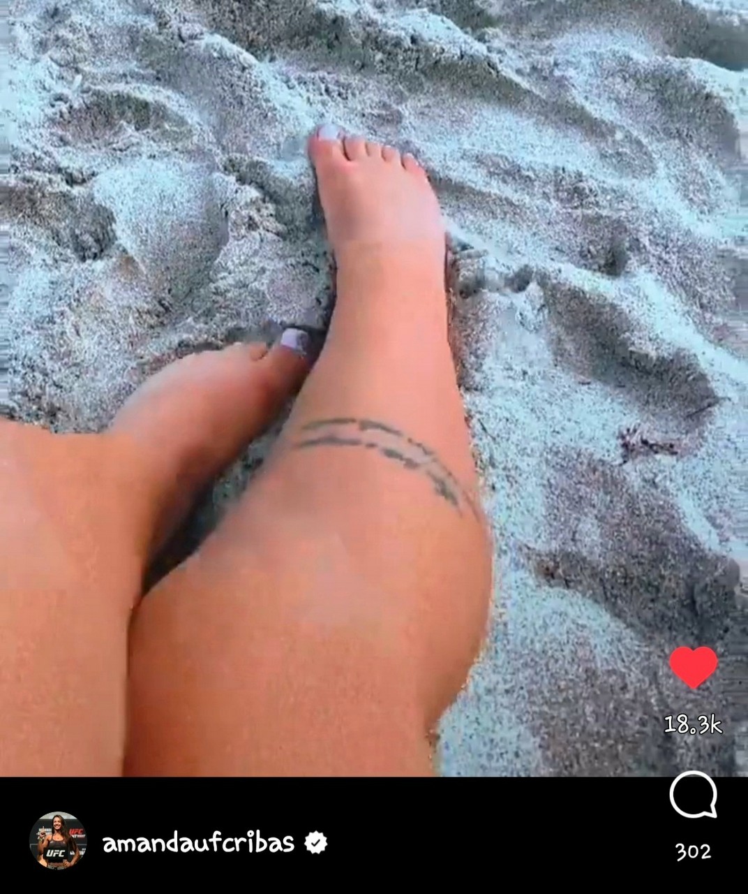 Amanda Ribas Feet
