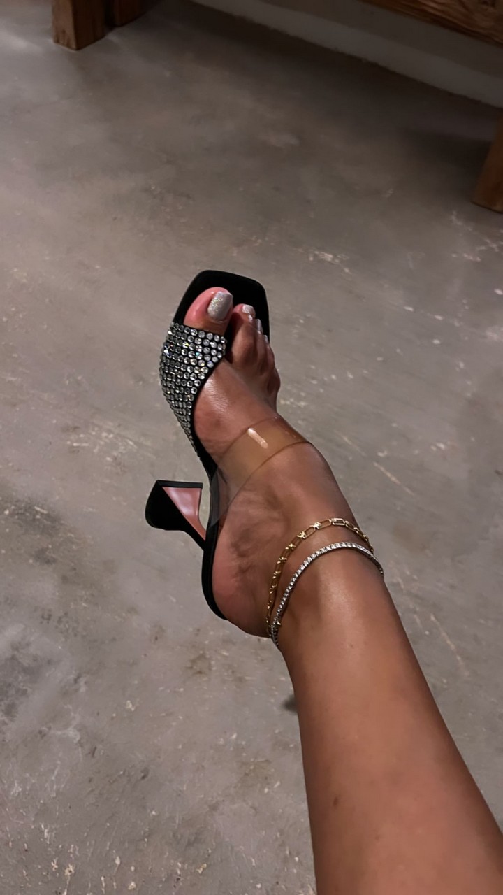 Amina Muaddi Feet