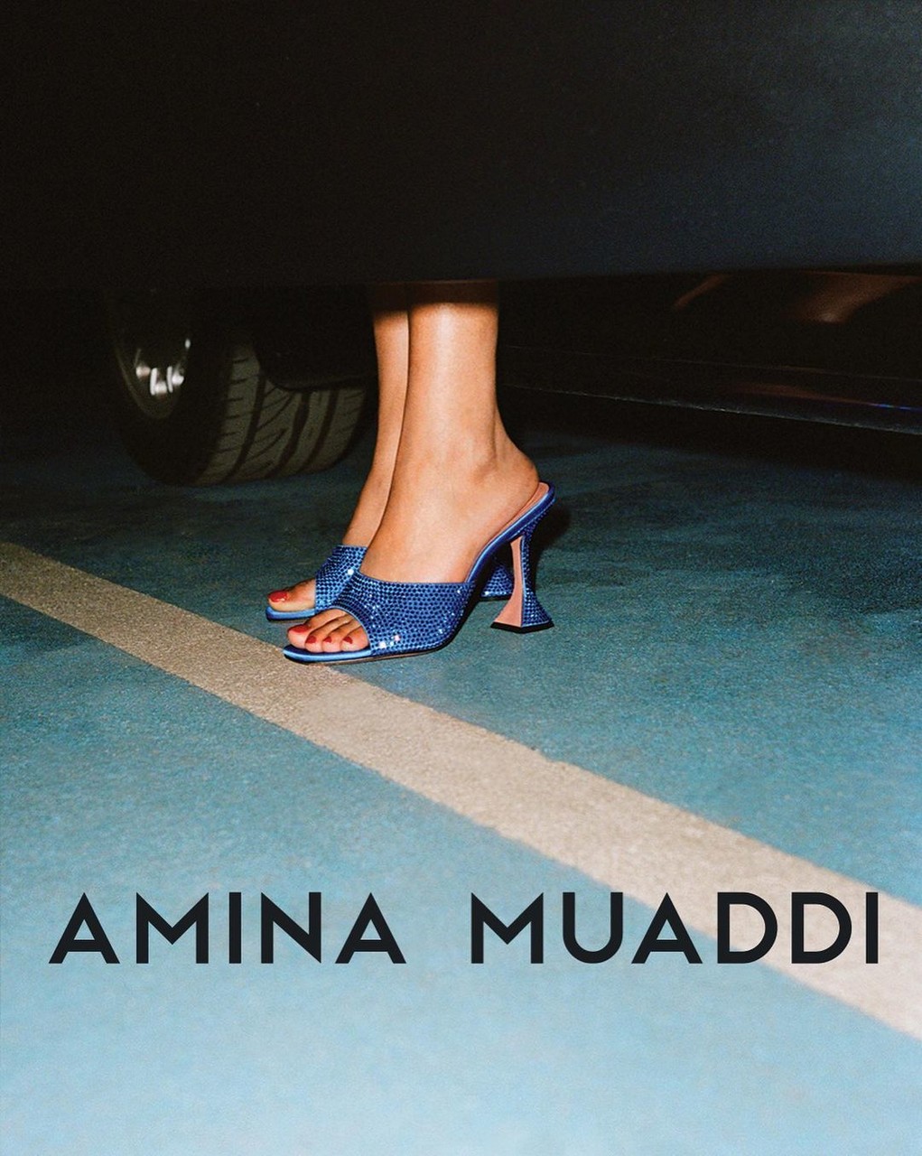 Amina Muaddi Feet